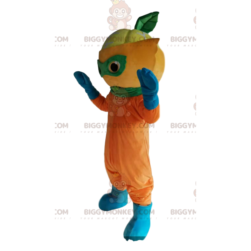 Costume de mascotte BIGGYMONKEY™ de personnage masqué avec une