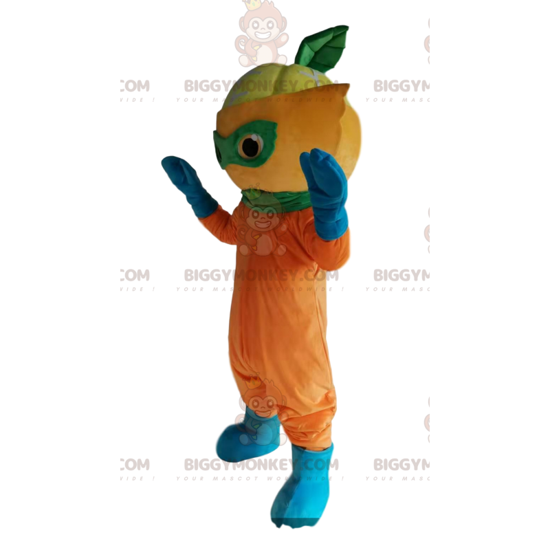Kostium maskotki z głową cytryny BIGGYMONKEY™ - Biggymonkey.com