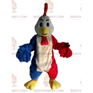 BIGGYMONKEY™ Traje de mascota Gallo tricolor con cresta