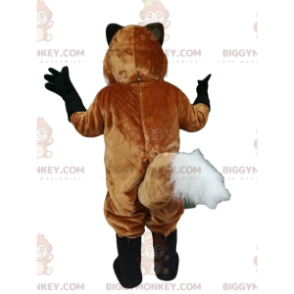 Brown and White Fox BIGGYMONKEY™ Mascot Costume -