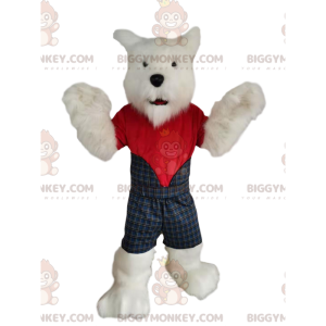 Costume da mascotte Westie the Scottish Dog BIGGYMONKEY™ con