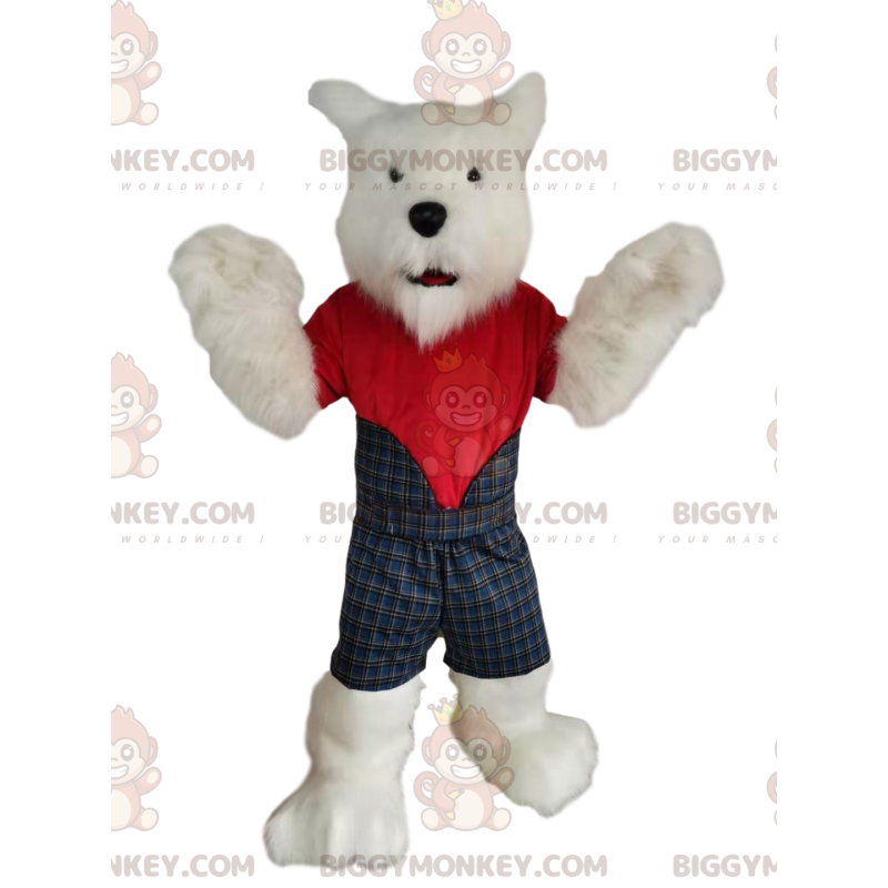 ¡Disfraz de mascota Westie the Scottish Dog BIGGYMONKEY™ con