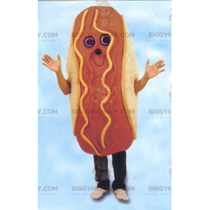 Riesiges Hot-Dog-Sandwich BIGGYMONKEY™ Maskottchen-Kostüm -