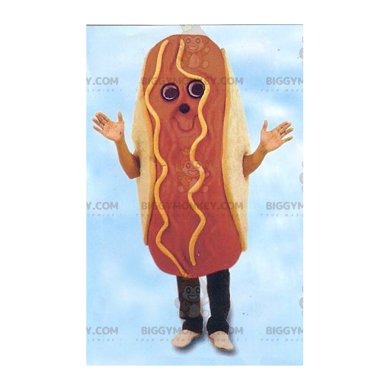 Costume de mascotte BIGGYMONKEY™ de sandwich de hot dog géant -