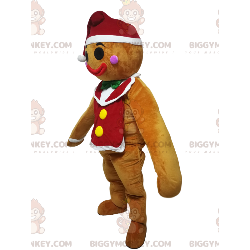 Traje de mascote de homem de gengibre BIGGYMONKEY™ com chapéu