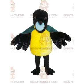 Traje de mascote BIGGYMONKEY™ de chapim volumoso com lindo bico