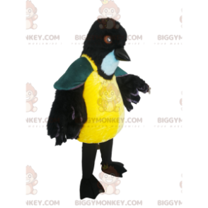 BIGGYMONKEY™ Mascot Costume of Chunky Tit med söt svart näbb -