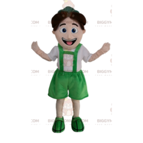 Costume de mascotte BIGGYMONKEY™ de petit garçon en tenue de