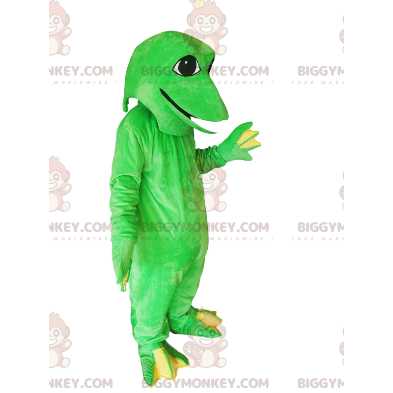 Fantasia de mascote divertida de sapo verde BIGGYMONKEY™ –