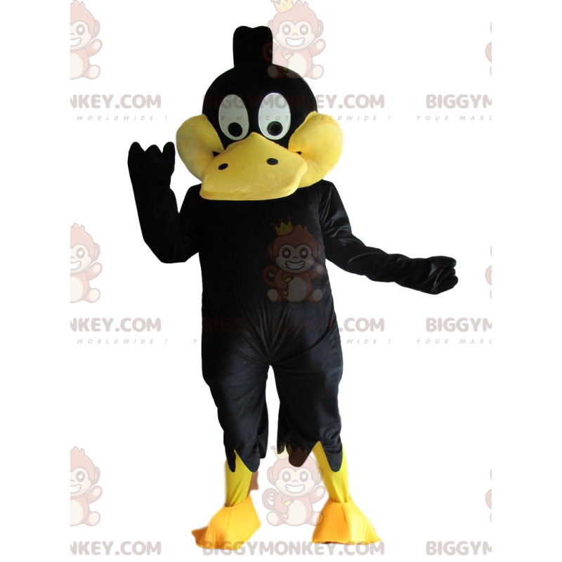 BIGGYMONKEY™ costume mascotte di Daffy Duck, l'anatra pazza