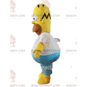 Het BIGGYMONKEY™-mascottekostuum van Omer Simpson. Omer