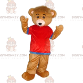 BIGGYMONKEY™ Costume da mascotte Cucciolo di orso bruno molto