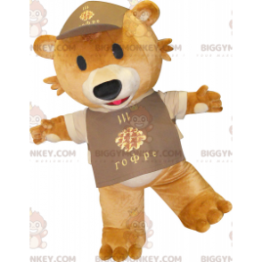 Brown Giant Teddy BIGGYMONKEY™ maskottiasu - Biggymonkey.com