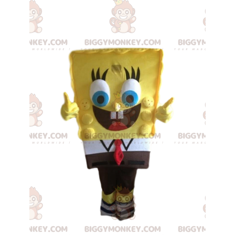 Costume della mascotte di SpongeBob BIGGYMONKEY™. Costume da