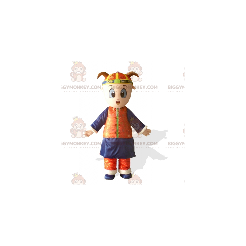 Child Girl BIGGYMONKEY™ Mascot Costume Asian Outfit -