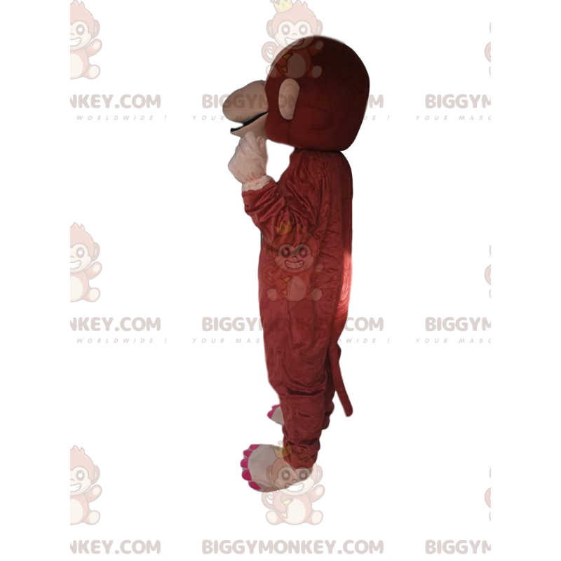 BIGGYMONKEY™ Costume da mascotte di scimmia con un grande