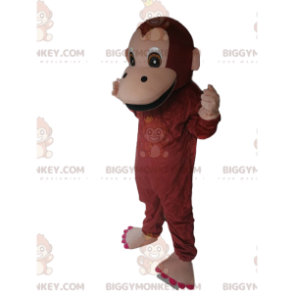 BIGGYMONKEY™ Costume da mascotte di scimmia con un grande