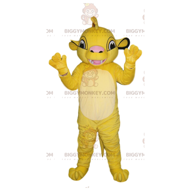 Fantasia de mascote Simba Rei Leão BIGGYMONKEY™ –