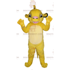 Costume de mascotte BIGGYMONKEY™ de Simba, le Roi Lion -