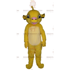 Costume de mascotte BIGGYMONKEY™ de Simba, le Roi Lion -