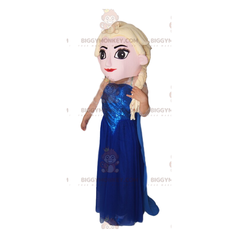 Frozen Elsa BIGGYMONKEY™ Mascot Costume - Sizes L (175-180CM)