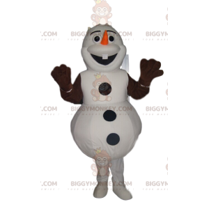 Costume de mascotte BIGGYMONKEY™ de Olaf, joyeux bonhomme de