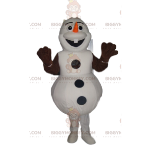 Kostým maskota Olaf BIGGYMONKEY™, Happy Frozen Snowman –