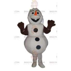 Costume de mascotte BIGGYMONKEY™ de Olaf, joyeux bonhomme de