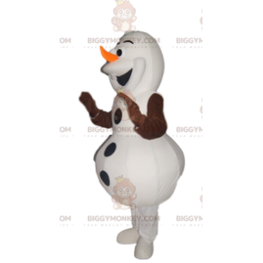 Costume de mascotte BIGGYMONKEY™ de Olaf, joyeux bonhomme de