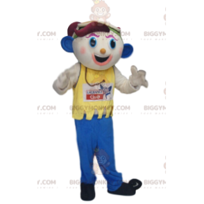 Costume de mascotte BIGGYMONKEY™ de bonhomme rigolo avec des