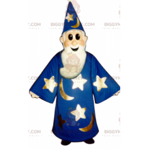 Costume de mascotte BIGGYMONKEY™ de Merlin l'enchanteur de