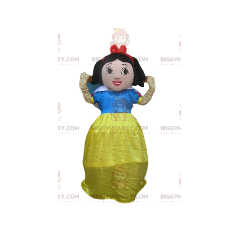 Fantasia de mascote BIGGYMONKEY™ da Branca de Neve muito