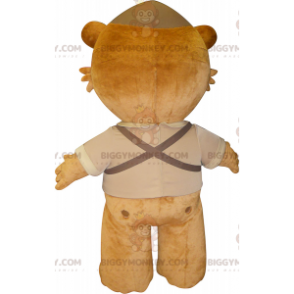 Brauner Riesen-Teddy BIGGYMONKEY™ Maskottchen-Kostüm -