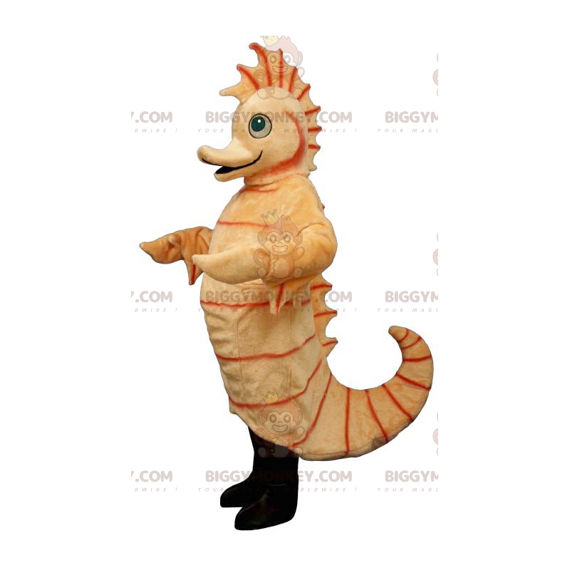 Στολή μασκότ BIGGYMONKEY™ Giant Orange Seahorse -