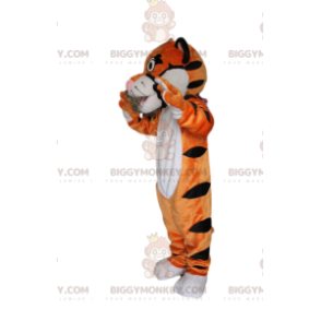 Costume da mascotte Tiger BIGGYMONKEY™ molto giocoso e troppo