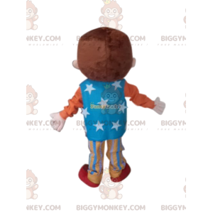 Little boy BIGGYMONKEY™ mascot costume with circus outfit –