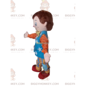 Traje de mascote de menino BIGGYMONKEY™ com roupa de circo –
