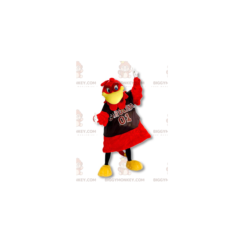 Giant Red and Yellow Bird BIGGYMONKEY™ Mascot Costume -