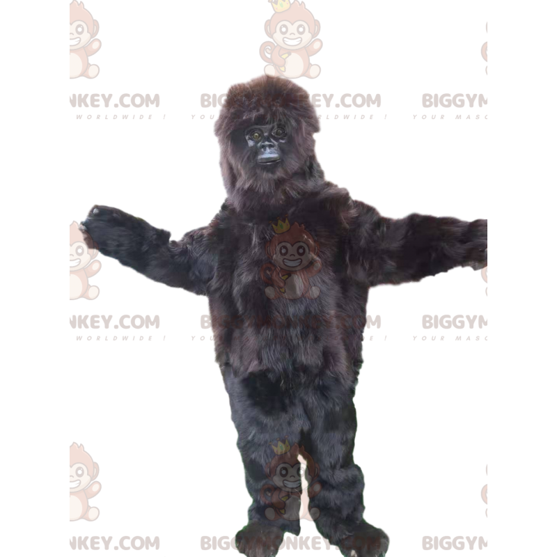 Gorilla BIGGYMONKEY™ mascottekostuum met prachtig bont -