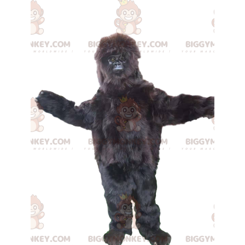 Kostým gorila BIGGYMONKEY™ maskota s nádhernou kožešinou –