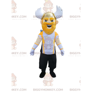 Costume da mascotte da guerriero Wiking BIGGYMONKEY™ con