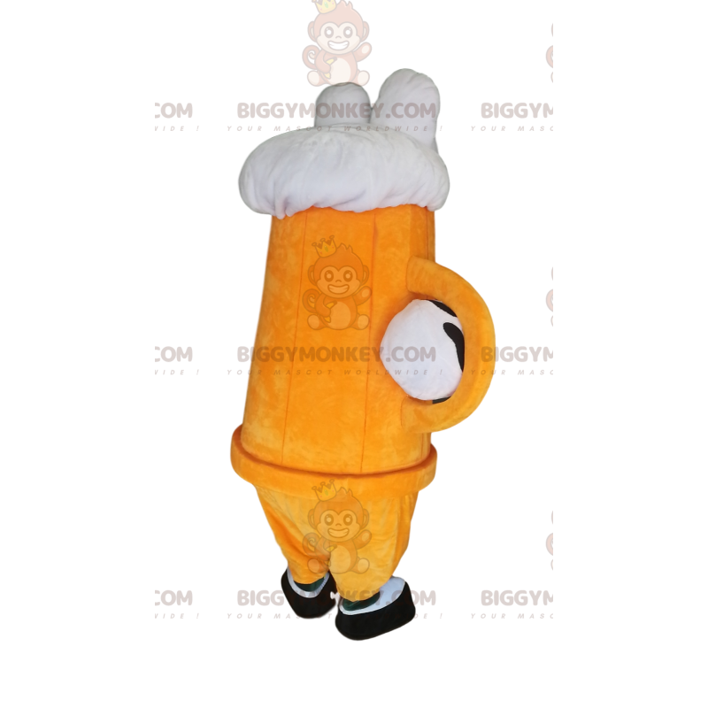 Costume de mascotte BIGGYMONKEY™ de pinte de bière mousseuse -