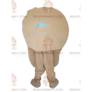 Beige oor BIGGYMONKEY™ mascottekostuum. Beige oor kostuum -