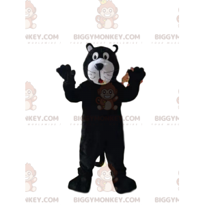 Kostium maskotka Oszołomiona Czarna Pantera BIGGYMONKEY™ -
