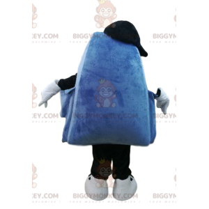 Μπλε και μωβ σακίδιο πλάτης BIGGYMONKEY™ μασκότ στολή με μεγάλο