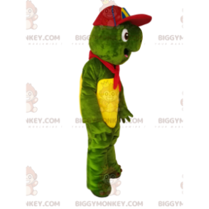 Costume de mascotte BIGGYMONKEY™ de tortue verte avec une