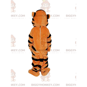 Traje de mascote BIGGYMONKEY™ de Tigre Preto e Laranja com