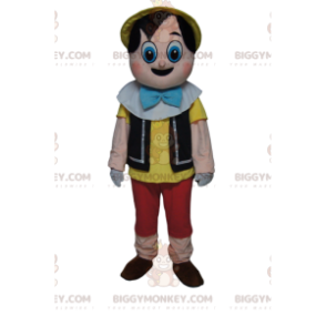 Kostým maskota BIGGYMONKEY™ Pinocchio s velkýma úžasnýma očima