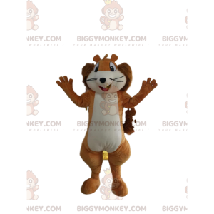 Bardzo zabawny kostium maskotki małej wiewiórki BIGGYMONKEY™.