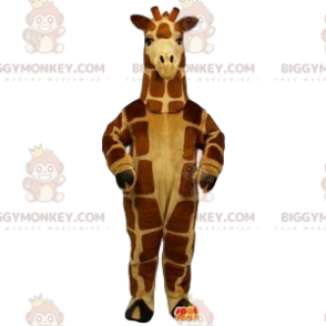 Fato de mascote de girafa BIGGYMONKEY™ muito elegante. fantasia